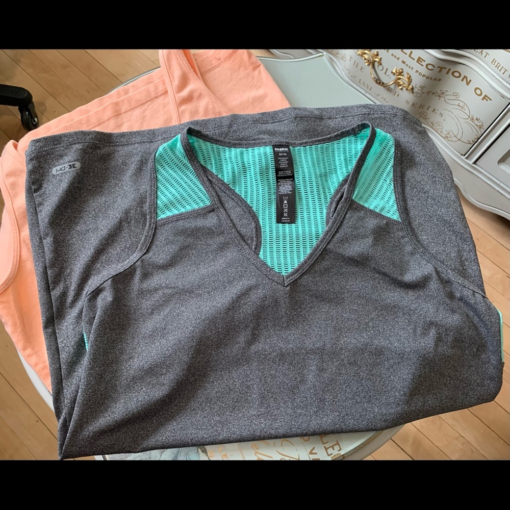 Lot of 2 - Athletic Tank Tops: Size Medium (RBX) and Small (Maurices)
